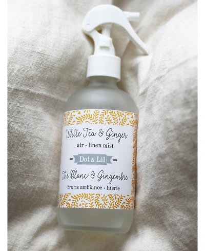 Dot & Lil White Tea & Ginger Air + Linen Mist, 8 oz.