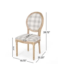 Phinnaeus French Country Dining Chairs Set, 2 Piece