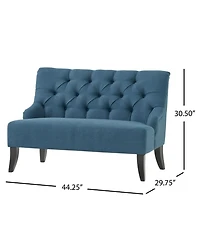 Nicole Contemporary Tufted Settee