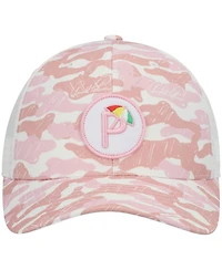 Men's Puma Pink Arnold Palmer Invitational Camo P Snapback Hat