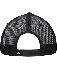 Men's Quiksilver Black Pidgeon Chicken Trucker Snapback Hat