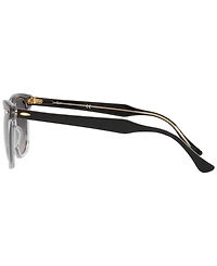 Ray-Ban Unisex Polarized Low Bridge Fit Sunglasses, Hawkeye 54