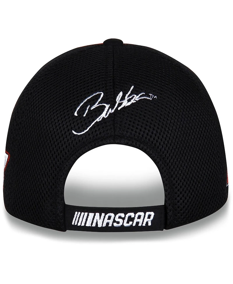 Men's Checkered Flag White, Black Bubba Wallace DoorDash Element Mesh Adjustable Hat