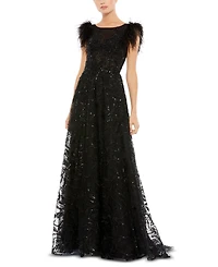 Mac Duggal Women's Embellished Lace Gown