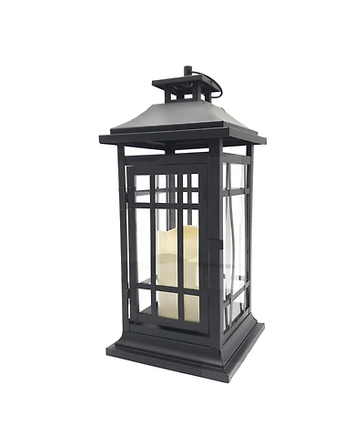 Battery Operated Metal Lantern with Led Candle
