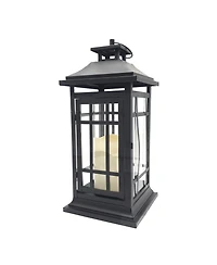 Battery Operated Metal Lantern with Led Candle