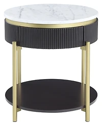 Marei 1 Drawer End Table