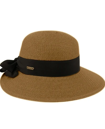 Angela & William Women's Brimmed Beach Sun Straw Hat