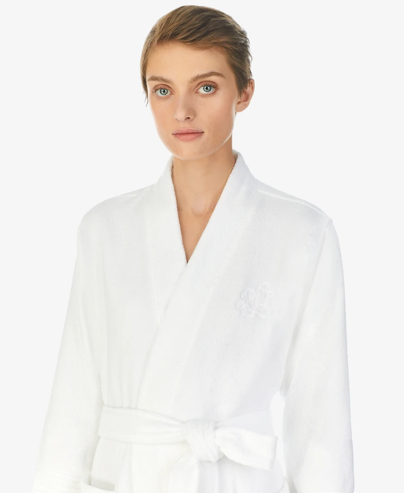 Lauren Ralph Greenwich Woven Terry Bath Robe