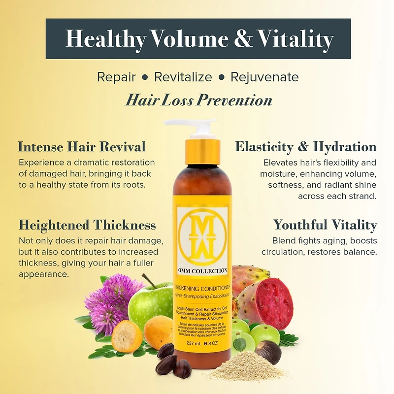 Omm Collection Natural Hair Thickening Set