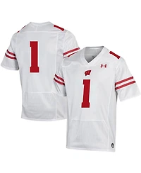 Under Armour Men's #1 Wisconsin Badgers Replica Football Jersey