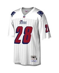 Men's Mitchell & Ness Curtis Martin White New England Patriots 1995 Legacy Replica Jersey