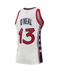 Men's Mitchell & Ness Shaquille O'Neal White Usa Basketball 1996 Hardwood Classics Authentic Jersey