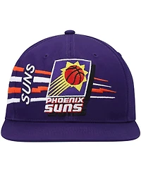 Men's Mitchell & Ness Purple Phoenix Suns Hardwood Classics Retro Bolt Deadstock Snapback Hat