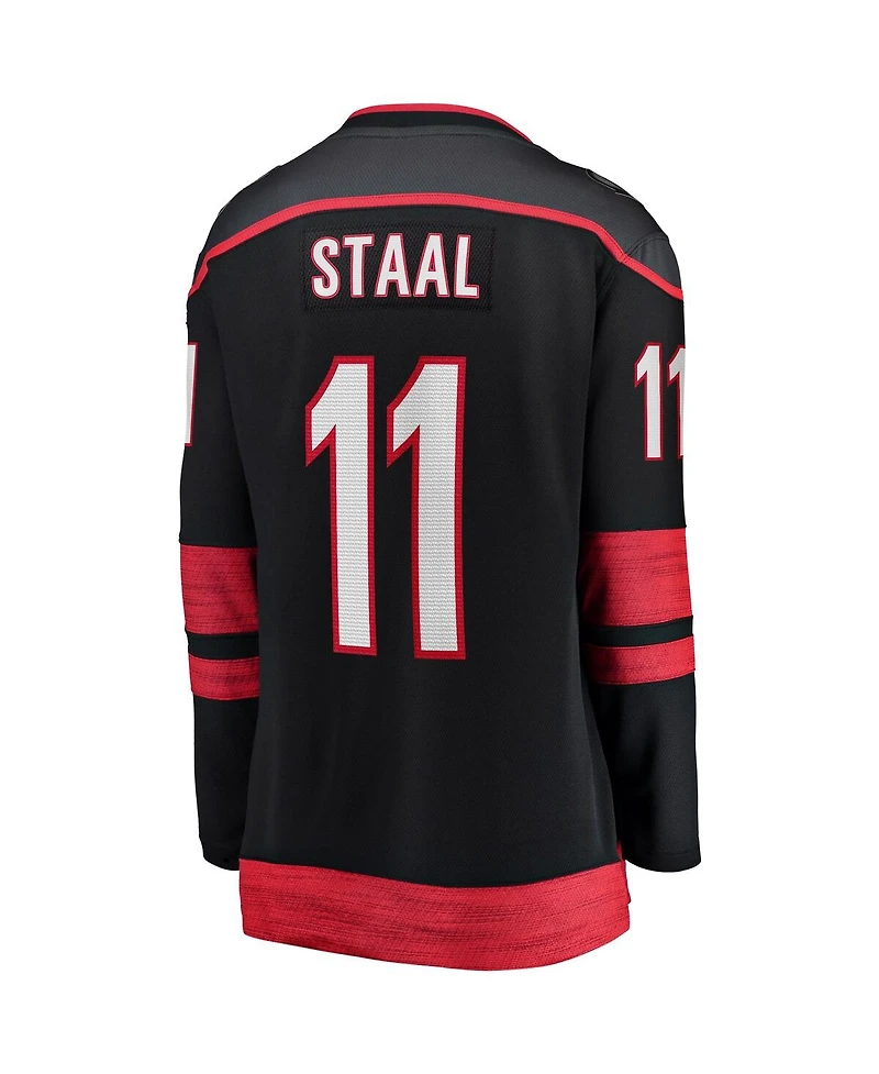 Women's Fanatics Jordan Staal Black Carolina Hurricanes Breakaway Alternate Player Jersey