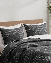 Ink+Ivy Pomona Boho Chevron 3-Pc. Quilt Set, Full/Queen