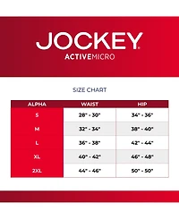 Jockey 3-Pack Active Microfiber 5" Boxer Briefs
