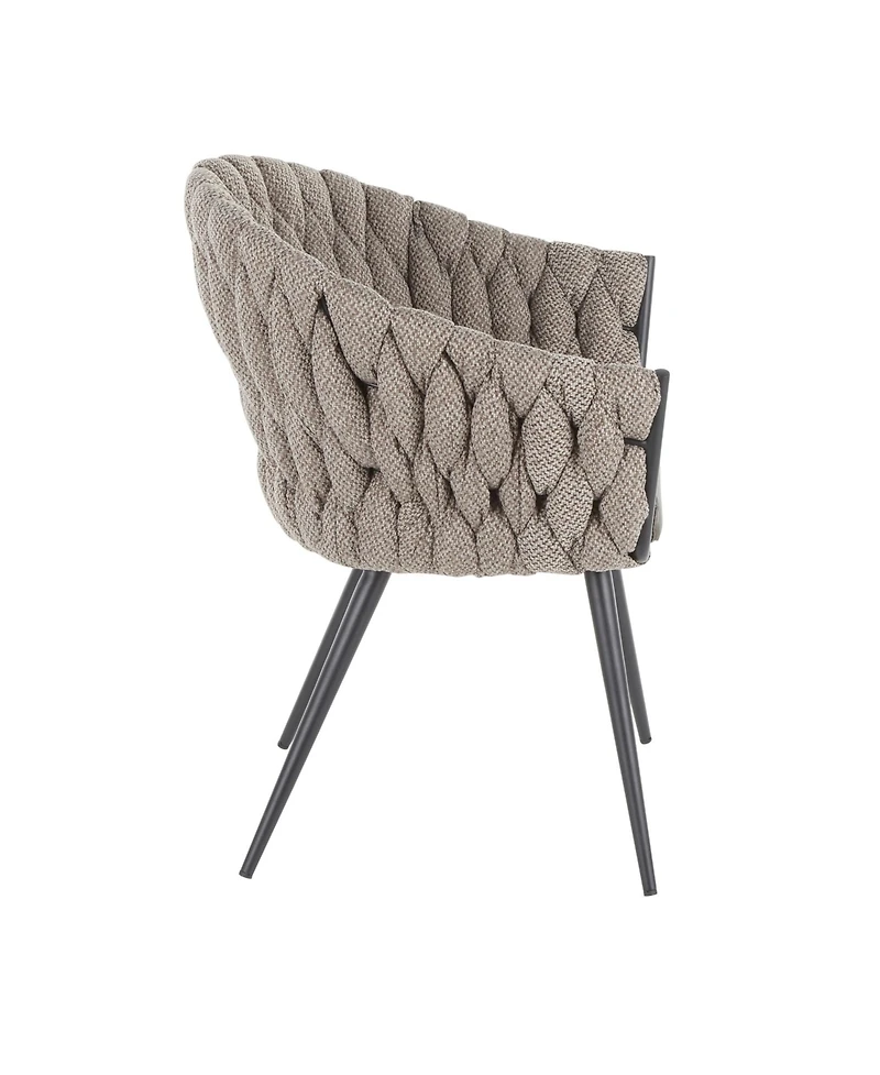 Lumisource Braided Matisse Contemporary Chair