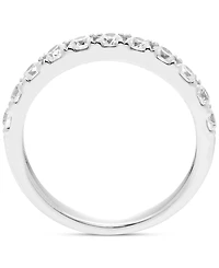 Diamond Oval Cluster 3-Pc Bridal Set (3 ct. t.w.) in 14k White Gold