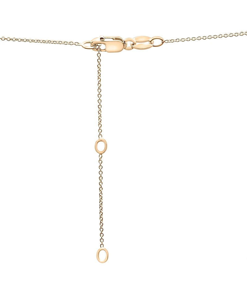 Wrapped Diamond Nefertiti 20" Pendant Necklace (1/10 ct. t.w.) in 14k Gold-Plated Sterling Silver, Created for Macy's