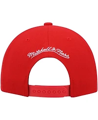Men's Mitchell & Ness Red Chicago Bulls Ground 2.0 Snapback Hat