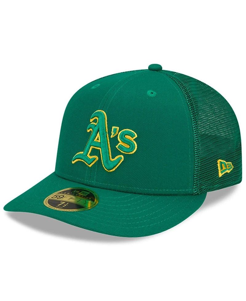 Men's New Era Green Oakland Athletics 2022 Batting Practice Low Profile 59FIFTY Fitted Hat