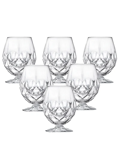 Lorren Home Trends Alkemist 6 Piece Stemmed Double Old Fashion Glass Set