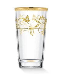 Lorren Home Trends 4 Piece Rosalia Flower High Ball Set
