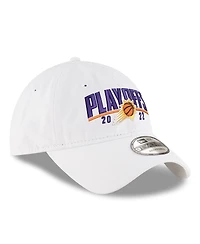Men's New Era White Phoenix Suns 2022 Nba Playoffs Arch 9TWENTY Adjustable Hat