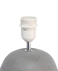 Simple Designs Round Concrete Table Lamp