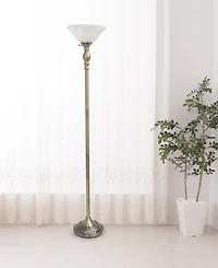 Elegant Designs 1 Light Torchiere Floor Lamp