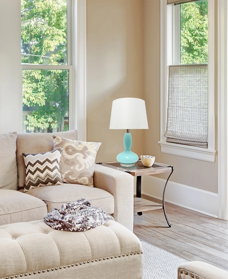 Lalia Home Glass Dollop Table Lamp