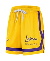 Women's Nike Gold Los Angeles Lakers Crossover Performance Shorts