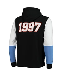 Men's Mitchell & Ness Black Nba Hardwood Classics 1997 All-Star Game Colorblock Fusion Pullover Hoodie