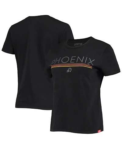Women's Sportiqe Black Phoenix Suns Arcadia T-shirt