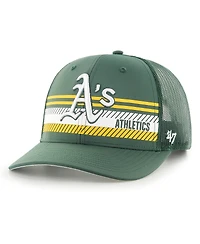 Men's '47 Green Oakland Athletics Cumberland Trucker Snapback Hat