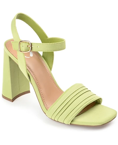 Journee Collection Women's Skiler Block Heel Sandals