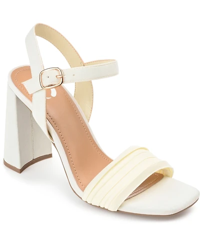 Journee Collection Women's Skiler Block Heel Sandals
