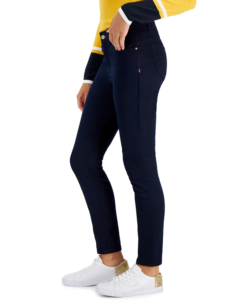 Tommy Hilfiger Women's Th Flex Waverly Sateen Skinny Pants