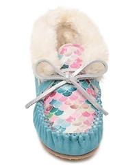 Minnetonka Little and Big Girls Charley Moccasin Slippers