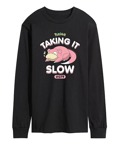 Men's Pokemon Taking It Slow Long Sleeve T-shirt