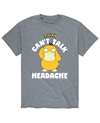 Men's Pokemon Can't Talk Headache T-shirt