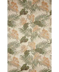 Liora Manne' Ravella Tropical Leaf 3'6" x 5'6" Outdoor Area Rug
