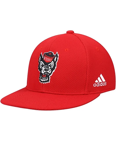 Men's adidas Red Nc State Wolfpack On-Field Baseball Fitted Hat