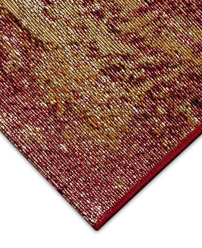 Liora Manne' Marina Lava 4'10" x 7'6" Outdoor Area Rug