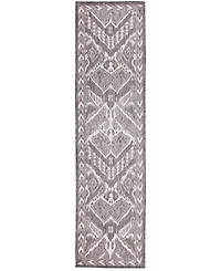 Liora Manne' Malibu Ikat 1'11" x 7'6" Runner Outdoor Area Rug