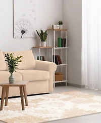 Liora Manne' Carmel Sunflower Field 3'3" x 4'11" Outdoor Area Rug