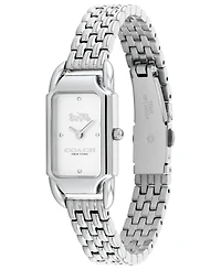 Coach Women's Cadie Stainless Steel Bracelet Watch 17.5mmX28.5mm