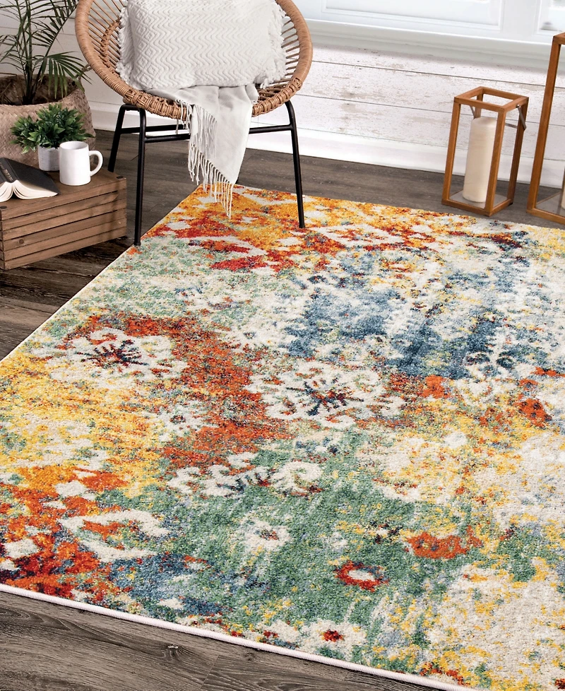 Closeout! Gemstone Azure 5'3" x 7'6" Area Rug