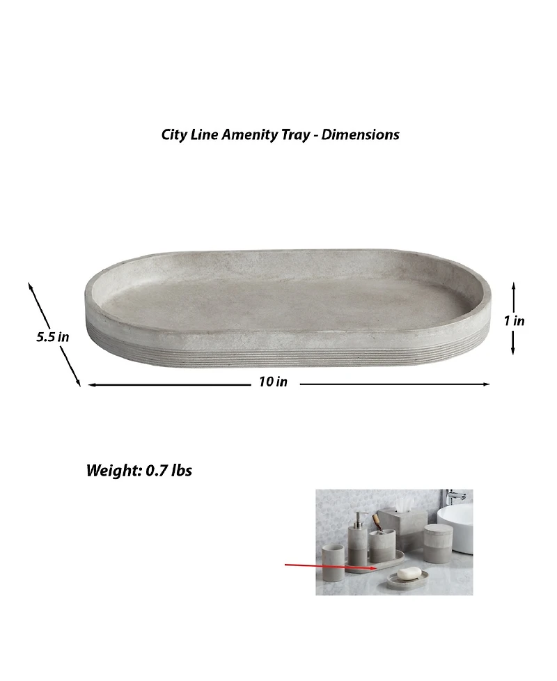 Roselli Trading Company City Line Amenity Tray